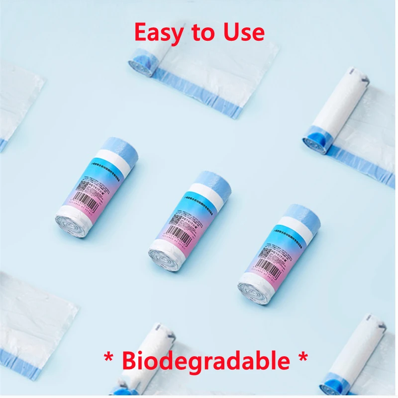 Description Picture 3 of itemPetkit Poop Bag For Automatic Self Cleaning Cat Toilet Tray Box 2 Rollers Bags with Handle Hand Free Dirty For Litter Box Pan