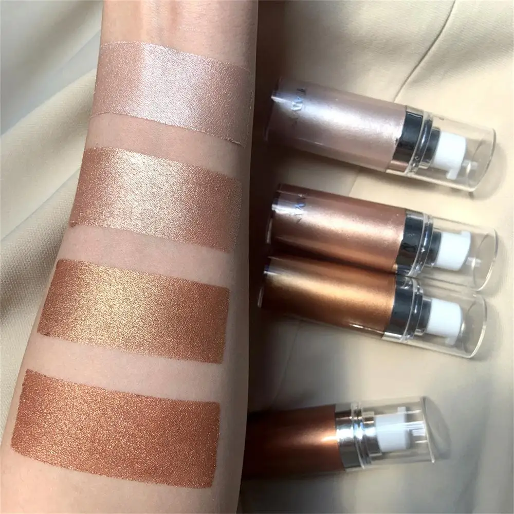 Description Picture 3 of itemHighlighter Liquid Bronze Long-lasting Body Shimmer Oil Face Brighten Glow Moisturizing Shimmer Brighten Makeup