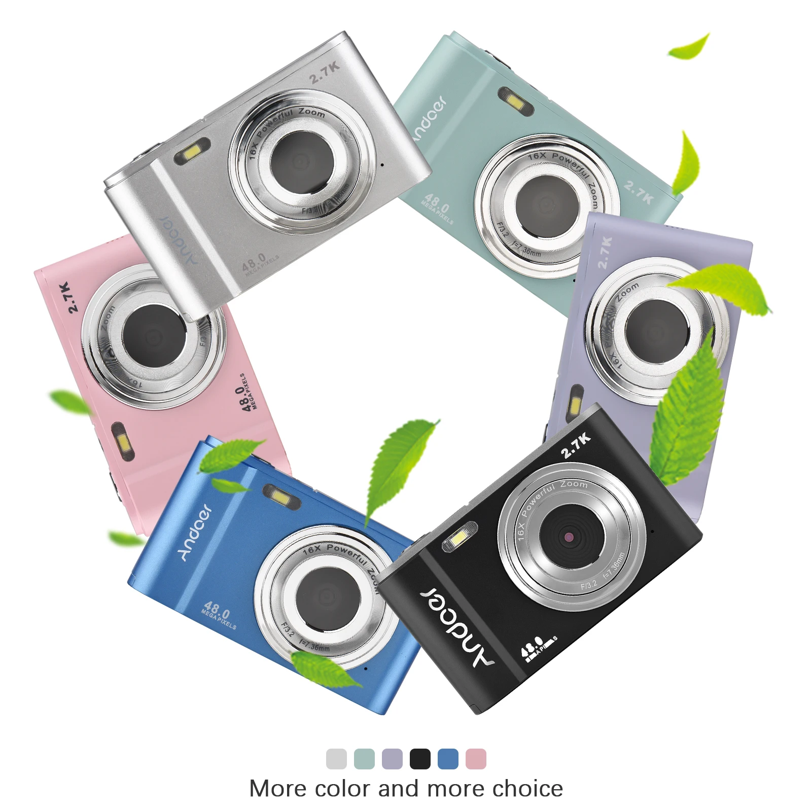 Description Picture 3 of itemAndoer 2.7K Digital Camera 48MP 2.88