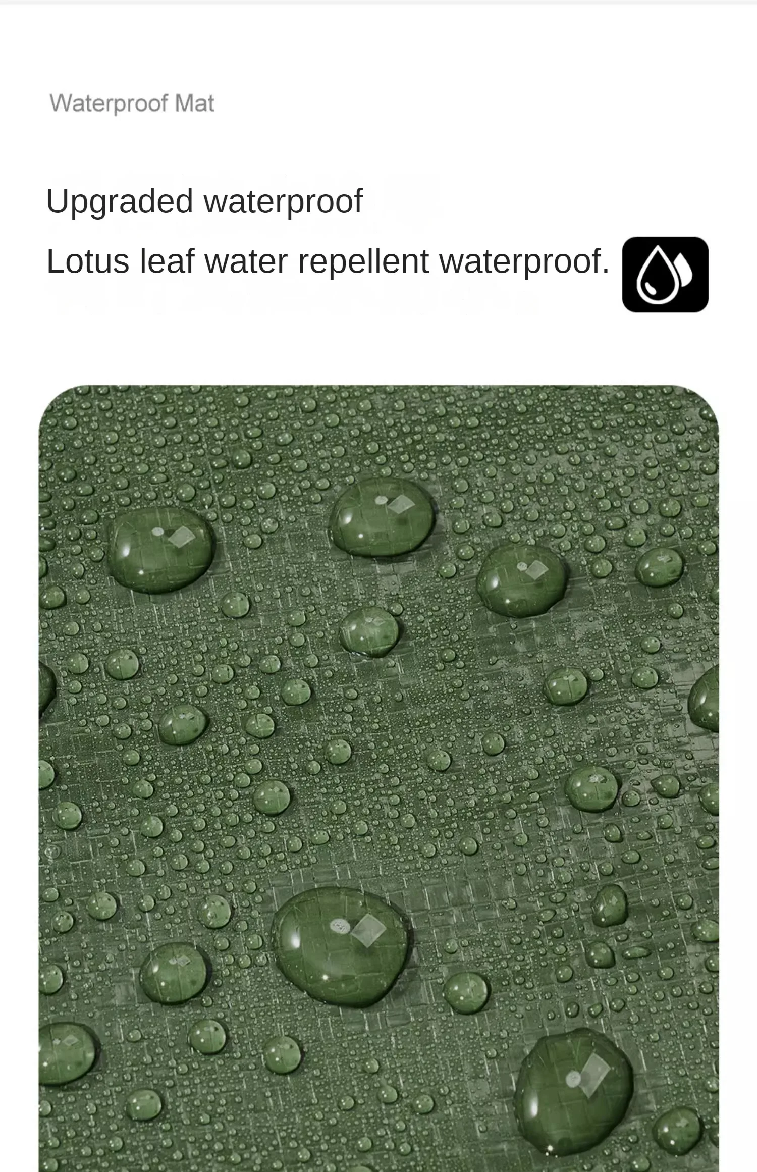 Description Picture 4 of itemOutdoor Moistureproof Floor Camping Mat Supplies Thick Picnic Beach Under The Tent Waterproof Mat Portable Floor Cloth Equipment