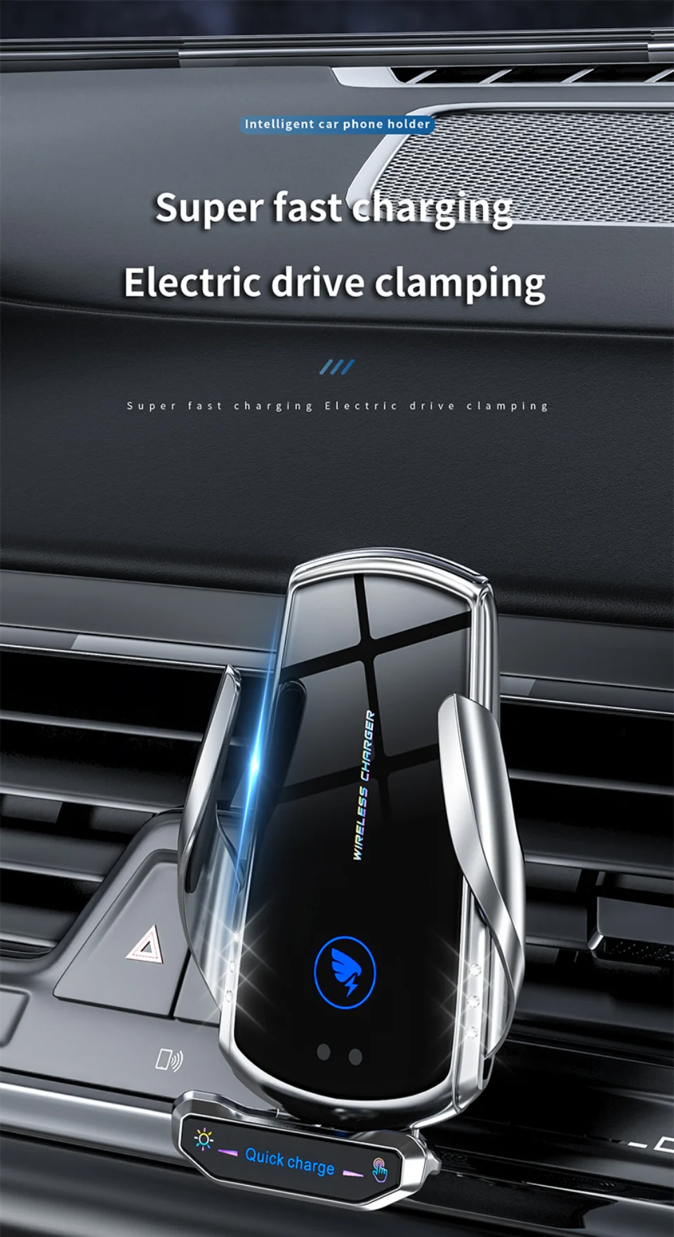 20W Car Wireless Chargers Magnetic Fast Charging Station Air Vent Stand Phone Holder For iPhone 12 14 13 Pro Max Iconic Brand Samsung