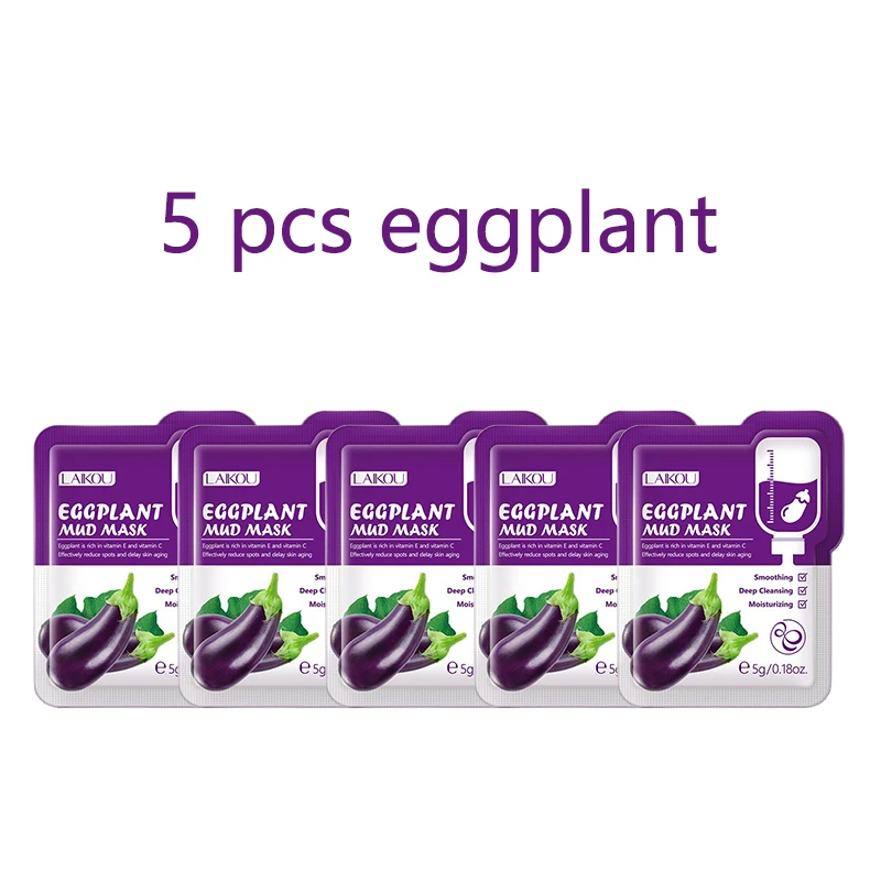 5pcs Eggplant