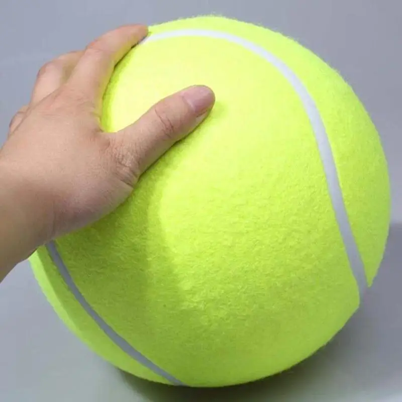 Description Picture 5 of item7/8/9.5Inch Dog Tennis Ball Giant Pet Toys for Dog Chewing Toy Signature Mega Jumbo Kids Ball Training Supplies Dropship Plush
