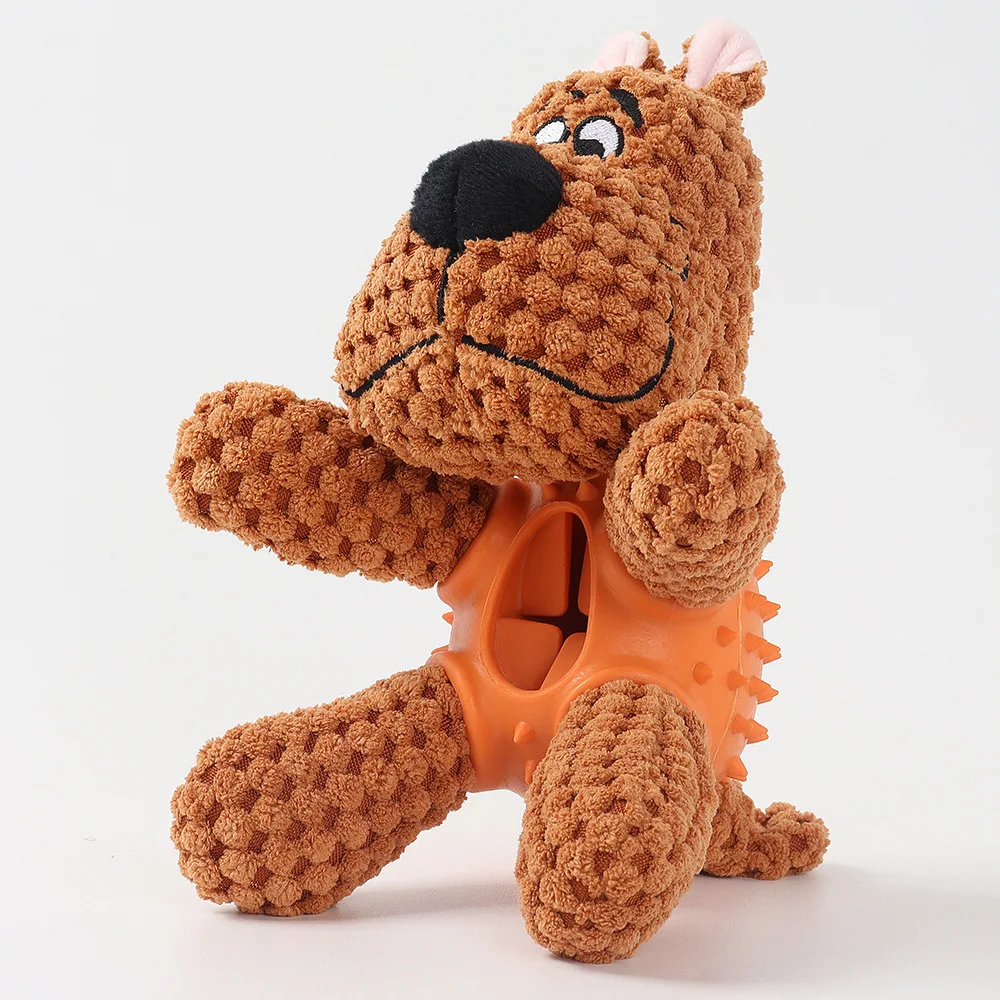 Description Picture 2 of itemDog Squeaky Toys Natural Rubber Chew Puzzle Dog Toys Food Dispensing Dog Toys for Puppy Small Medium Large Pets Unicorn Dogs