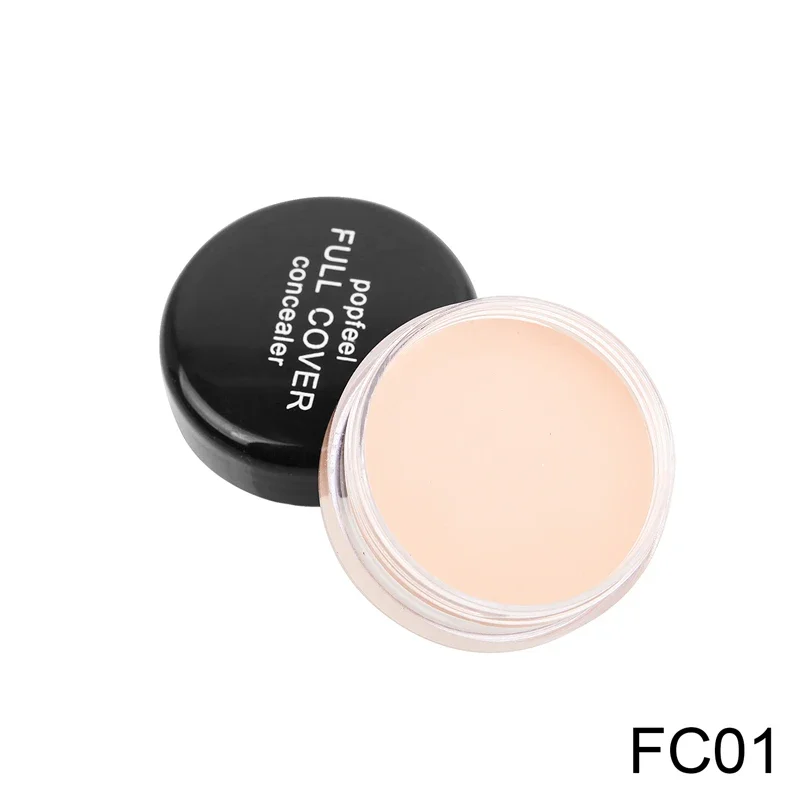5 Colors Concealer Foundation Cream Waterproof Lasting Full Coverage Dark Circles Acne Marks Cover Spots Moisturize Face Makeup