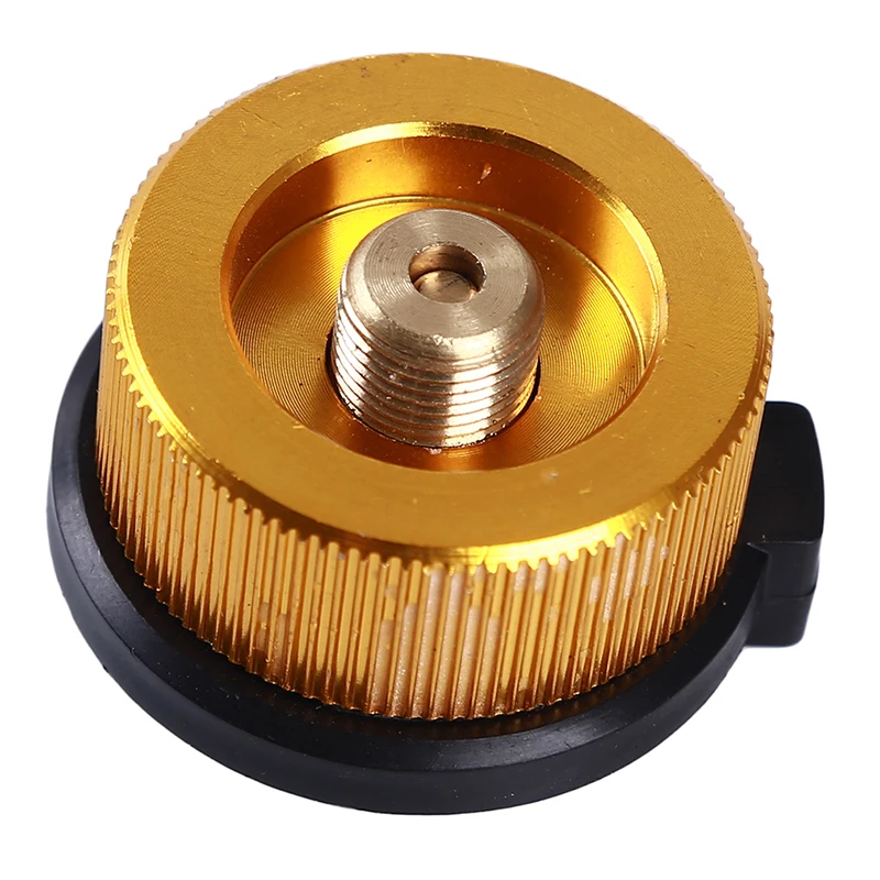 Outdoor Camping Hiking Equipment Metal Stove Conversion Split Gas Furnace Connector Cartridge Tank Adapter