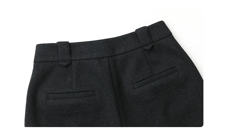Description Picture 5 of itemCHIC VEN High Waist Women's Pants Solid Office Lady Thickened Harun Pants Streetwear Woman Trousers Autumn Winter 2022