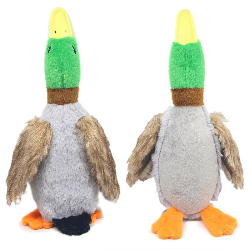 Description Picture 4 of itemCute Plush Duck Sound Toy Stuffed Squeaky Animal Squeak Dog Toy Cleaning Tooth Dog Chew Rope Toys Pet Dog Accessories Toys