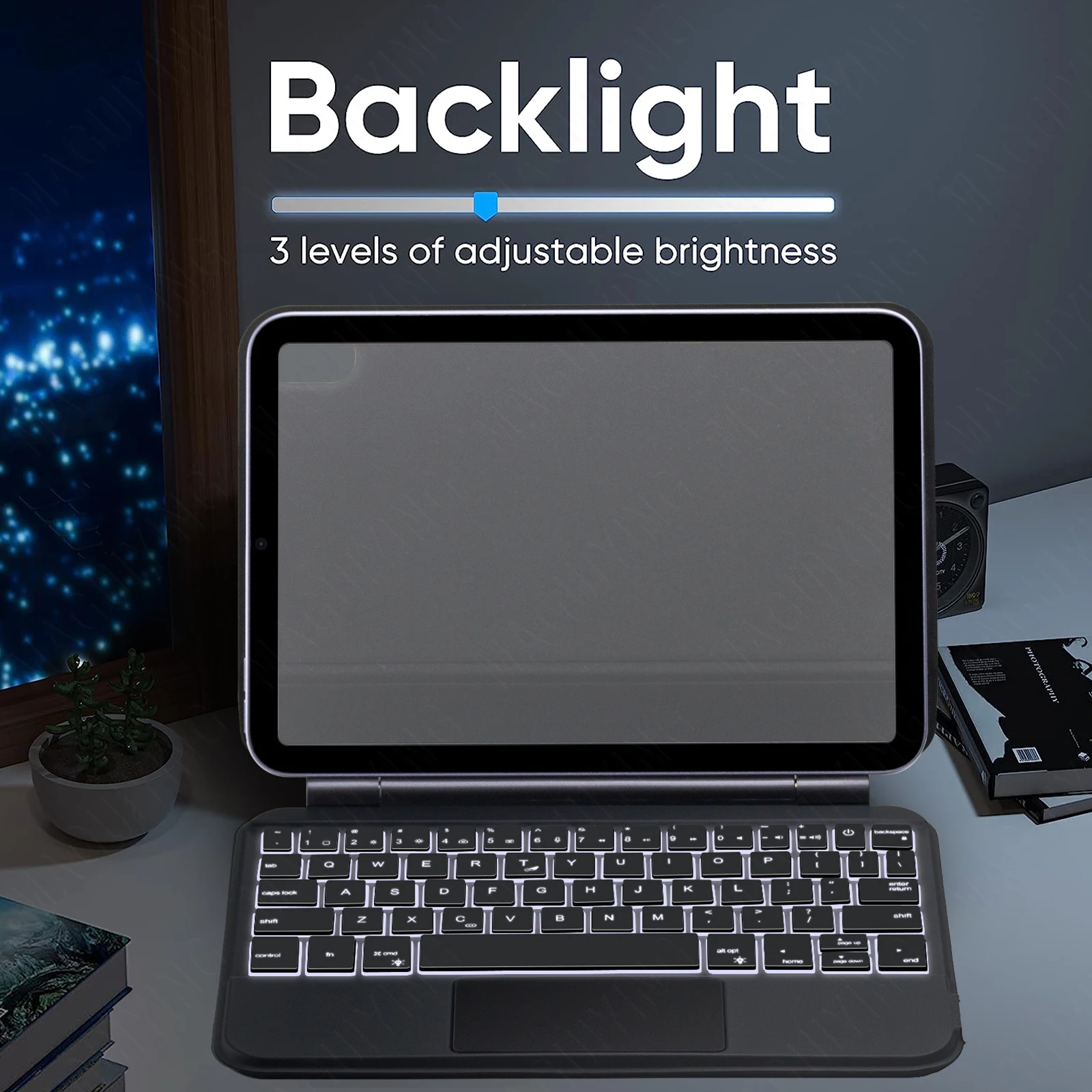 Description Picture 4 of itemMagic Trackpad Keyboard for iPad Mini 6 2021 8.3 inch Folio Case Magnetic Backlit for Mini 6 6th Gen Generation Spanish Korean