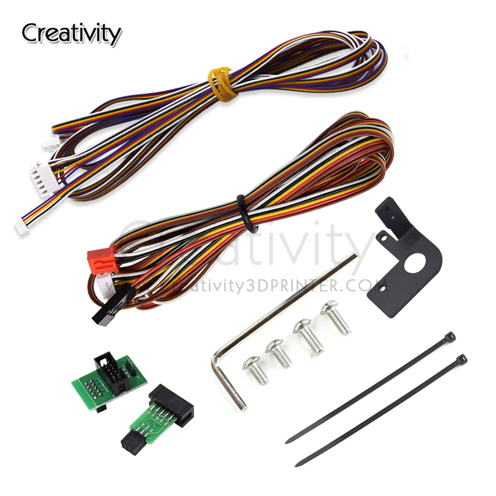 3D Printer Parts BL Touch Cable Extension Wire With Adapter Green Board with Bracket For Ender3/Ender3 Pro/ Ender5/CR10