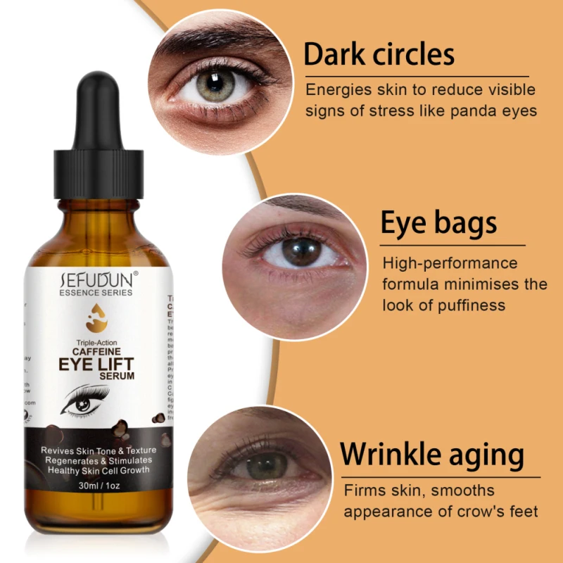 Description Picture 6 of itemSEFUDUN's New Coffee Eye Lifting Serum Smoothes Dark Circles, Moisturizes, Soothes And Anti-wrinkle Eye Care Anti-Aging