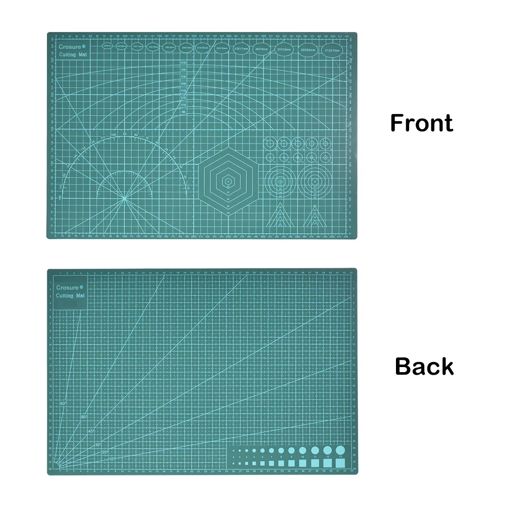 Description Picture 6 of itemA3 PVC Cutting Mat Pad Double-sided Patchwork Cut Pad Patchwork Tools Manual DIY Model Tool Cutting Board Self-healing