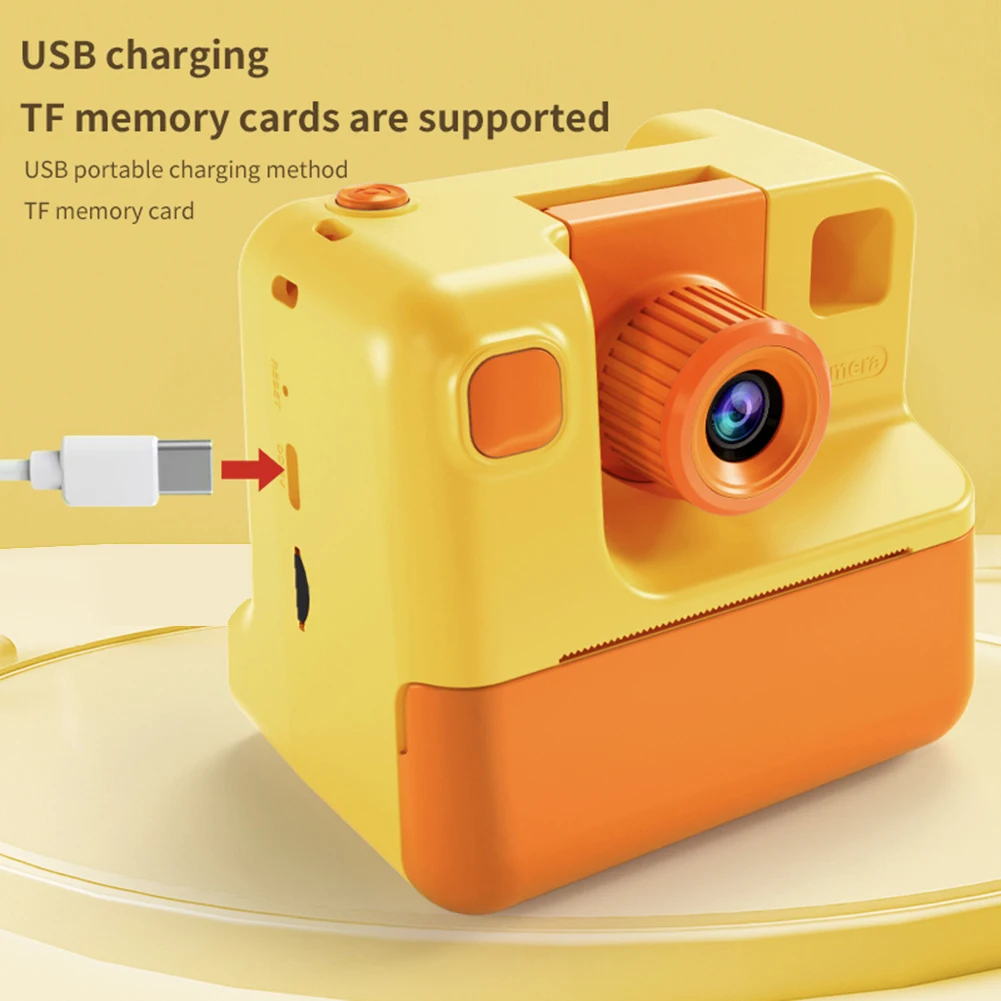 Description Picture 6 of itemKids Instant Camera 1080P Kids Camera Instant Print No Ink Printing Digital Camera 180°Flip Lens For Girls Boys