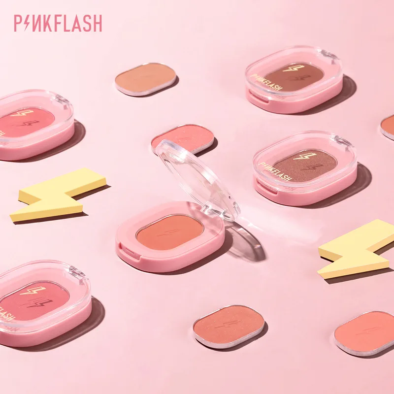 Description Picture 2 of itemPinkFlash 9 Color Matte Blush Long-lasting No Makeup Natural Pink One-piece Blush Powder Waterproof Cosmetics Face Make Up TSLM1