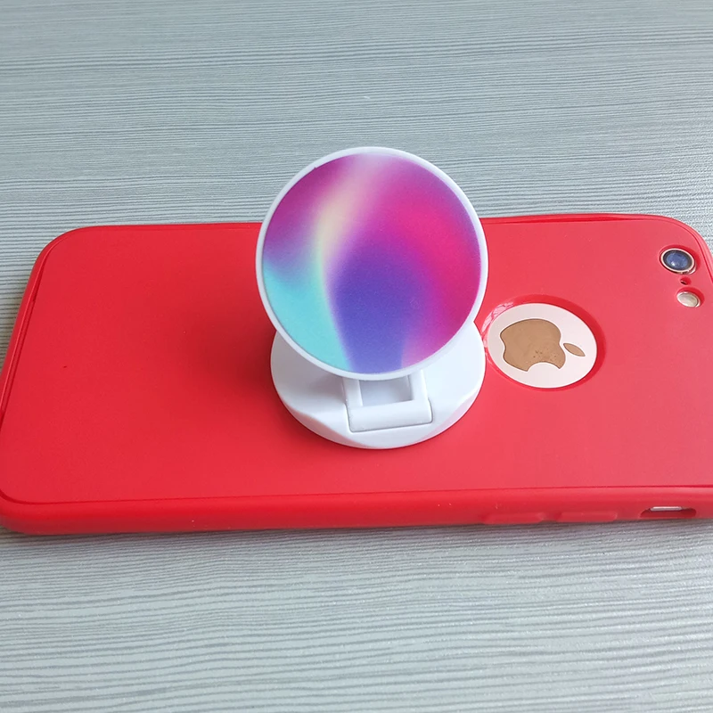 30 Pieces Blank Sublimation Phone Holders Phone Grip Blanks Heat Press Phone Grip Collapsible Phone Grip Holder