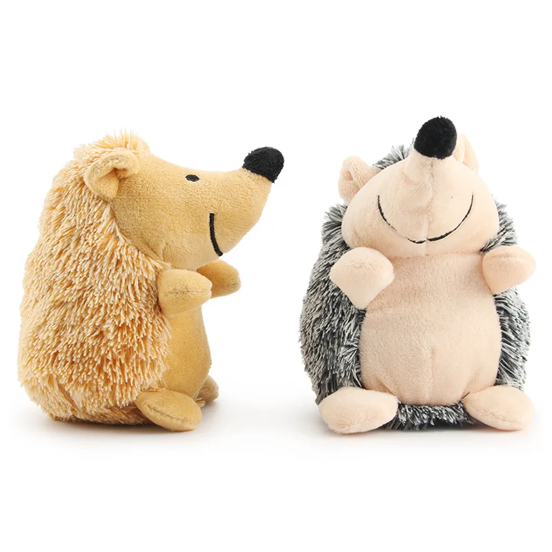 Description Picture 4 of itemHedgehog Soft Plush Dog Toys Small/Large Dogs Interactive /Squeaky Sound Toy Chew Bite Resistant toy Pets Accessories Supplies
