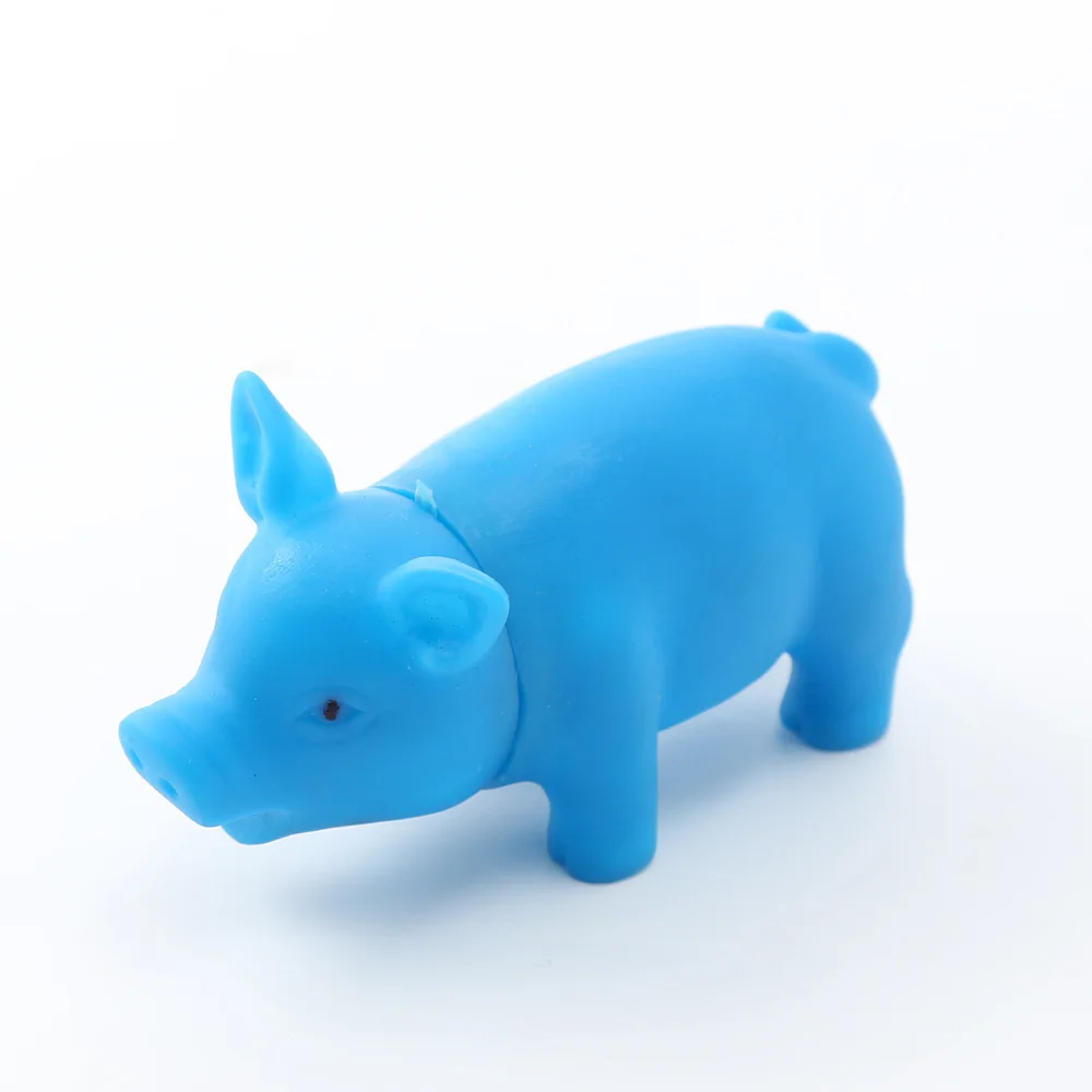 Description Picture 6 of itemNew Cute Dog Toys Screaming Rubber Pig Pet Toys Squeak Squeaker Dog Chew Pet Gift Home Decorations Puppy Toy