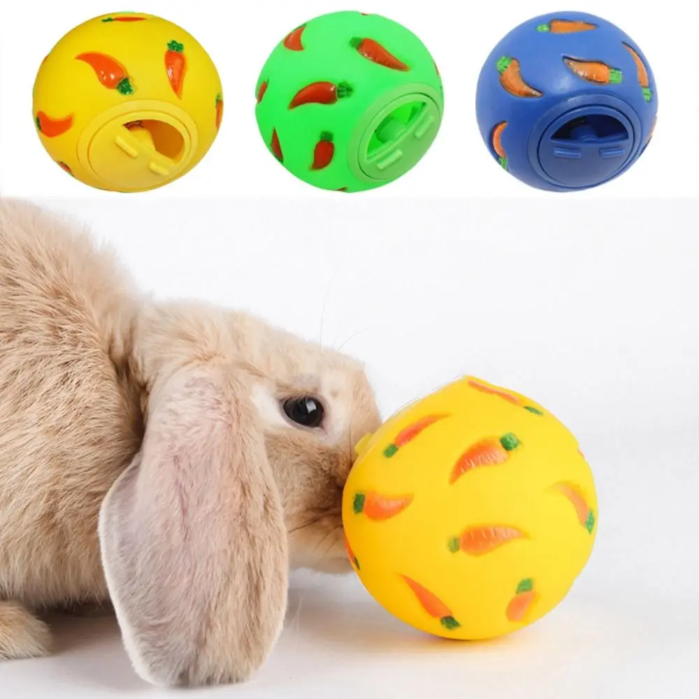 Description Picture 2 of itemRabbits Treat Ball Durable Bite Resistant Cats Slow Feeder Rabbit Tumbler Ball Small Pet Accessories