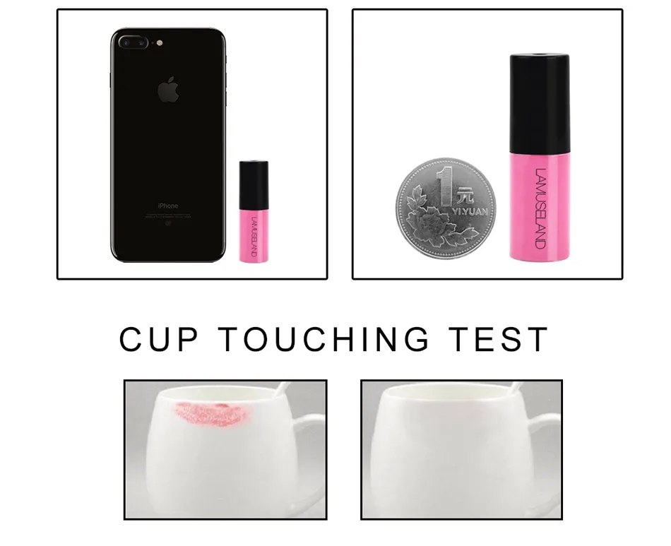 Description Picture 4 of itemLip Gloss Waterproof Long-Lasting Matte Mini Liquid Lipstick Easy To Carry 12 Colors Lip Gloss 3.5g Lips Makeup