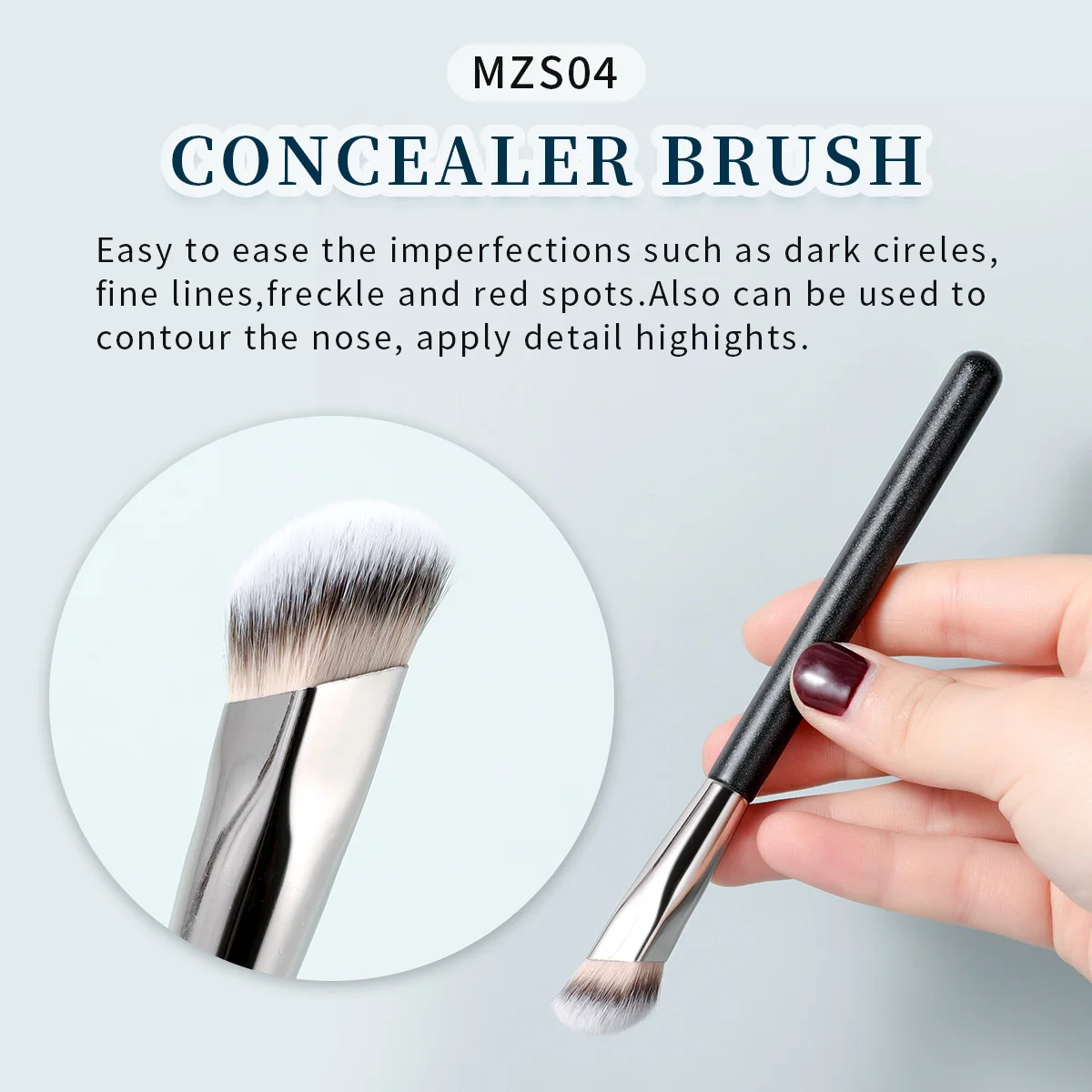Description Picture 5 of itemOVW Foundation Brush Make Up Brush for Concealer Cosmetics Blusher BB Cream Contour Beauty tool