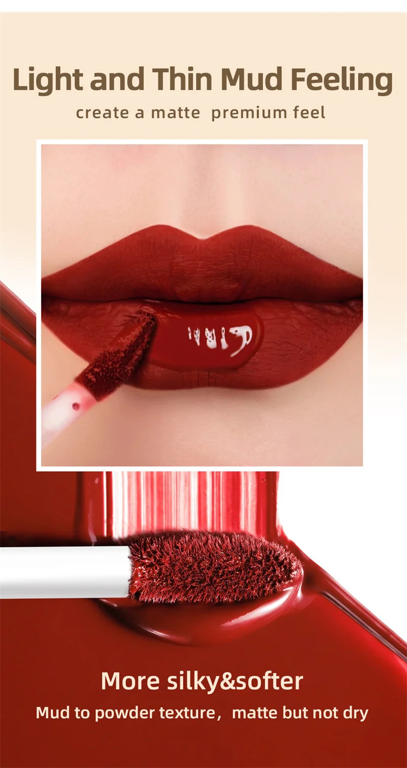 Description Picture 5 of itemQIBEST 24 Colors Matte Liquid Lipstick Waterproof Long Lasting Velvet Red Lip Gloss Tint Makeup Cosmetic Lipsticks Lipglosses