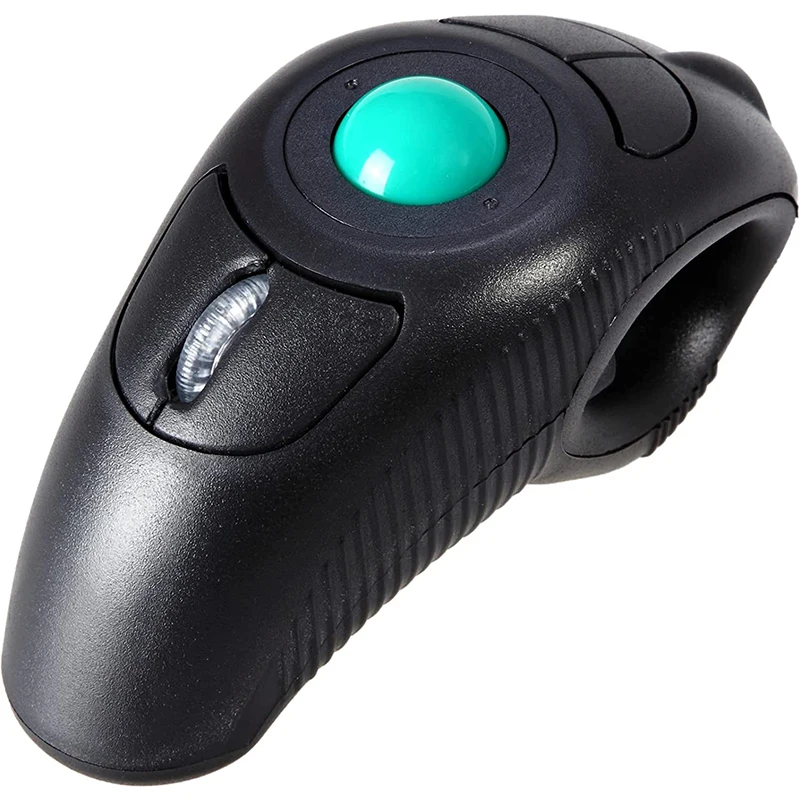 Description Picture 2 of item2.4G Wireless Trackball Mouse Wired Mini USB Portable Finger Mice Ergonomic Right Left Hand For PC Tablet Laptop Computer