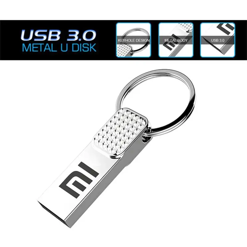 Iconic Brand MIJIA Metal U Disk USB 3.0 High-Speed File Transfer Waterproof Pen Drive 2TB 1TB 512GB Portable Memory USB Flash Drive