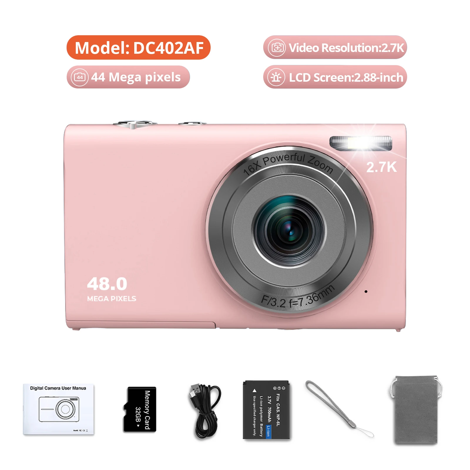 Pink 32G-DC402AF