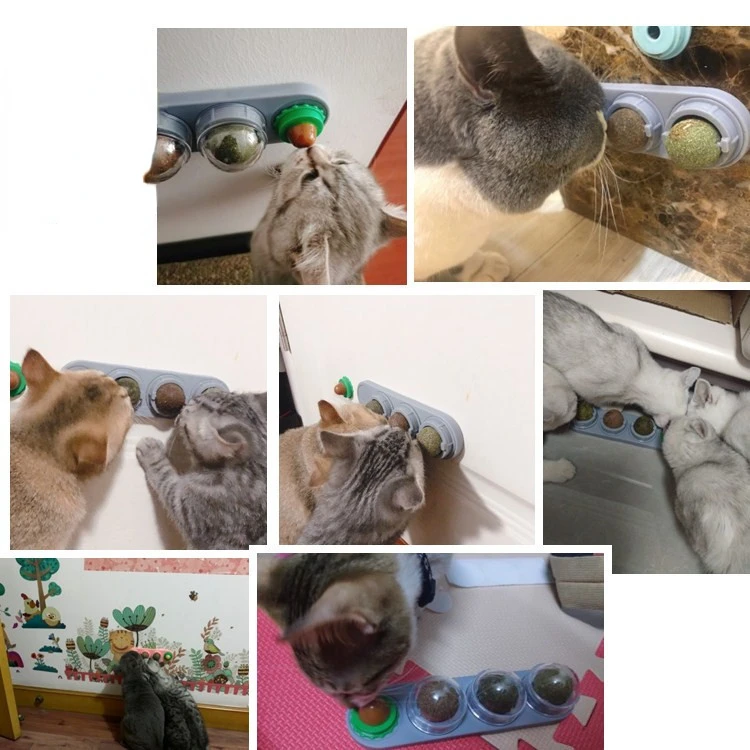 Description Picture 2 of itemSnacks Catnip Snack Nutrition Energy Ball Kitten Cat Toy Cat Supplies Pet Stuff Healthy Cat Catnip Toys Ball Cat Candy Licking