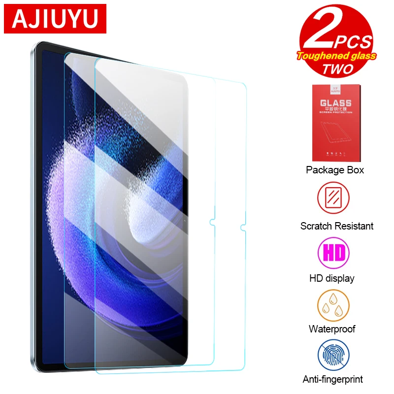 AJIUYU 2Pcs HD Tempered Glass Screen Protector Cover For Iconic Brand Mi Pad 6 Pro 2023 MiPad 6 mipad6 11 Inch Tablet Tempered Film