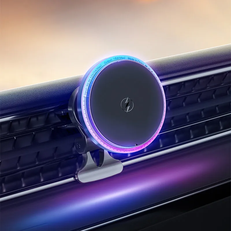 Description Picture 3 of itemMagnetic Wireless Charger Car Holder for Macsafe iPhone 12 13 14 Pro Max 15W Fast Wireless Charging Mount Smartphone Car Charger