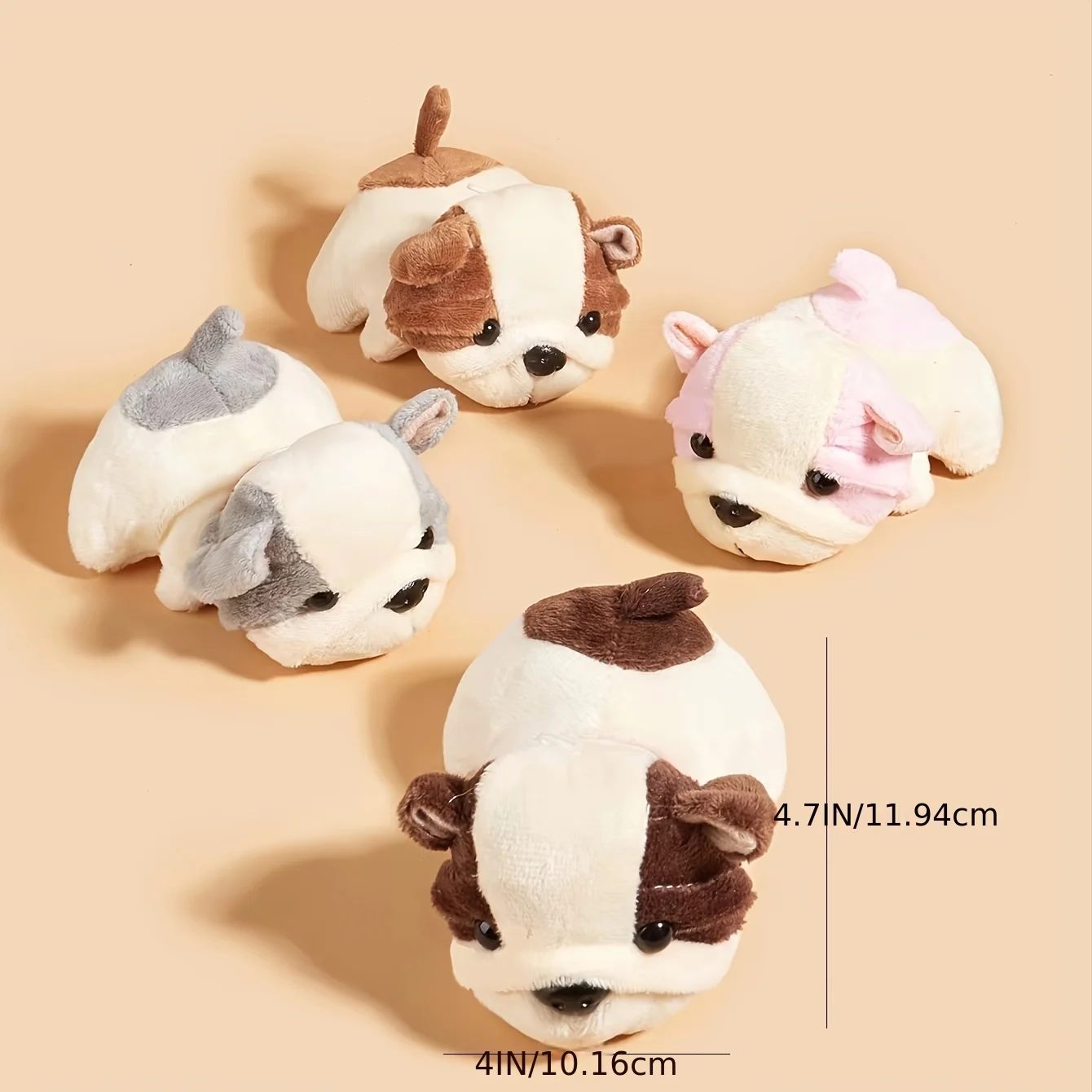 Description Picture 3 of itemPlush Dog Toys Mini dogs Shape for Small Medium Dogs Animal Dog Toy Bite Resistant Chew Toy Molar Teeth Cleaning Puppy Toys