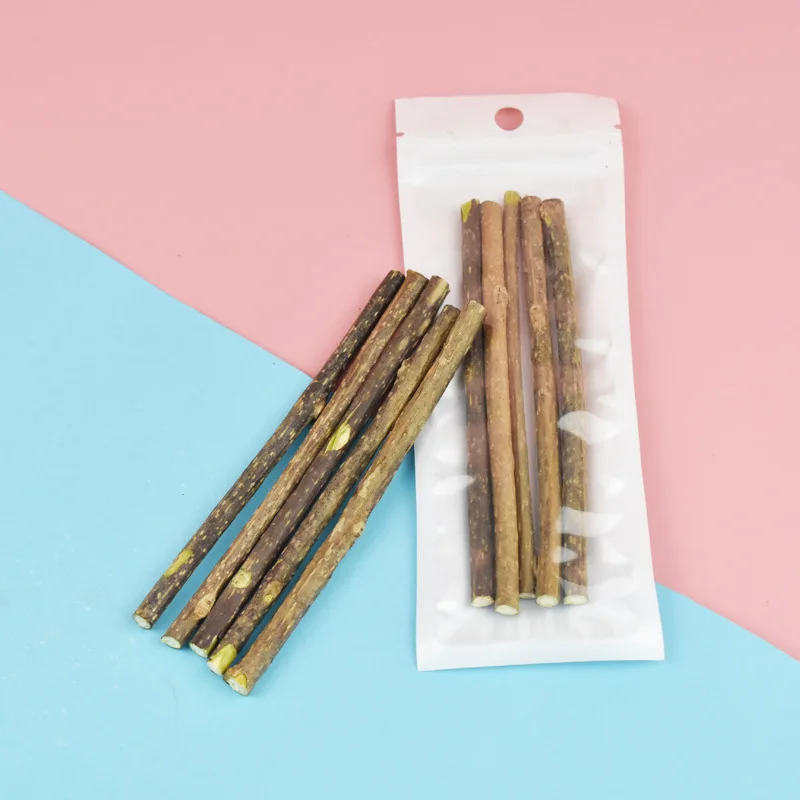 Natural Catnip Pet Cat Molar Toothpaste Stick Pet Cat Kitten Chew Toys Stick Fruit Matatabi Cat Snacks Sticks Pet Cleaning Teeth