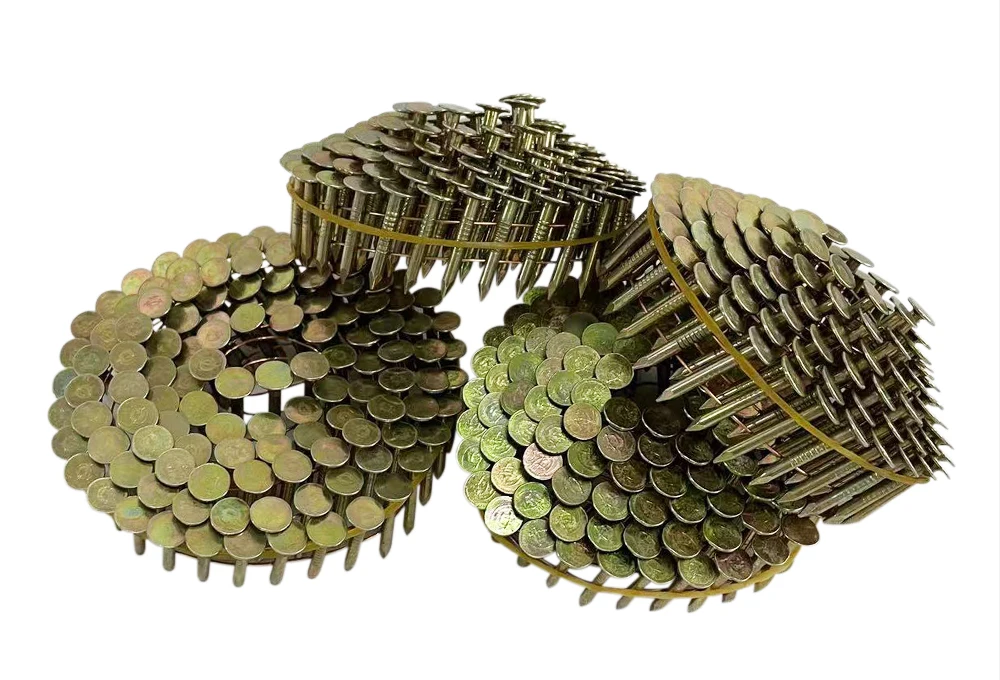Description Picture 2 of item120pcs Coil Nails Big Cap Nails for CRN45 25mm 32mm Thick Nails for Coil Nailer