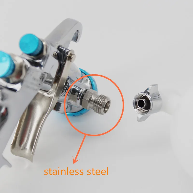 Description Picture 6 of itemW-101 SPRAY GUN Air Spray Gun Air Paint Spray Gun,1.0/1.3/1.5/1.8mm Japan Quality,Paint Gun with plastic/metal cup air tools