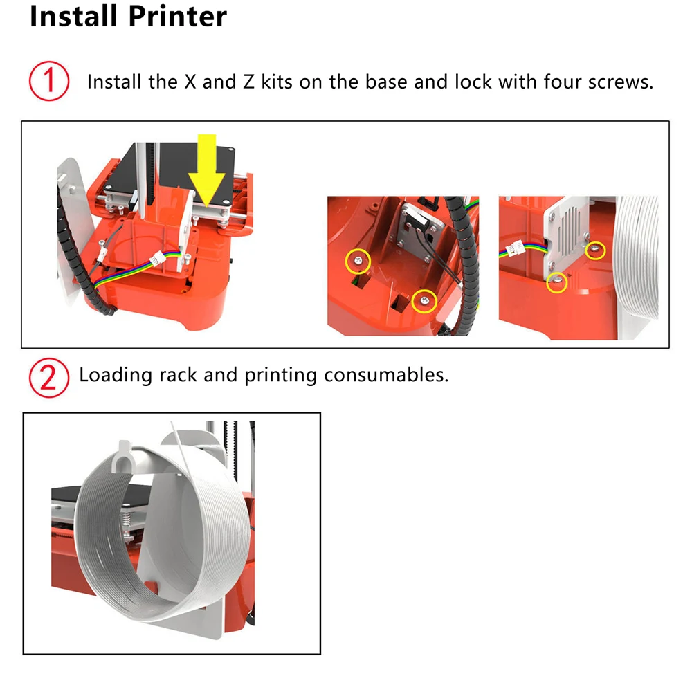 3D Printer Mini Metal Desktop Printer Children Education DIY Designer Model Intelligent Printing Small Impresora Kid 3D Printer