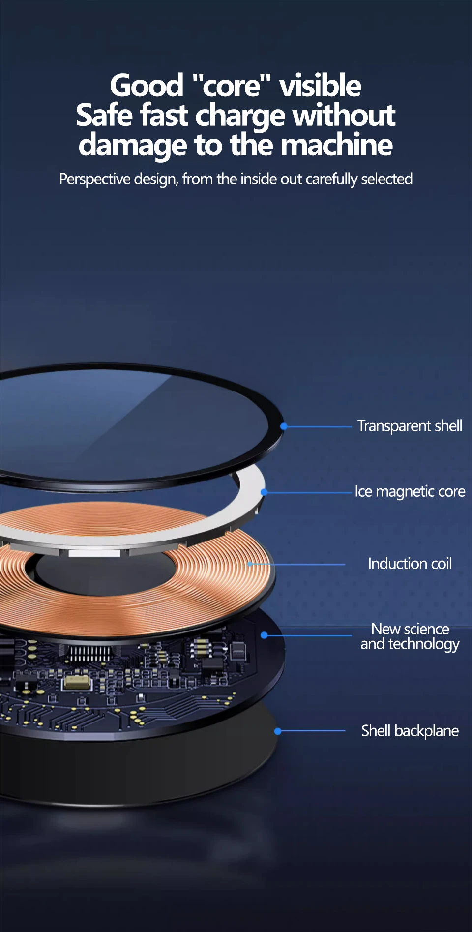 30W Type C Magnetic Wireless Charger For Samsung S22 S23 Ultra Iconic Brand Fast Charging For iPhone 15 14 13 Pro Max Wireless Charger
