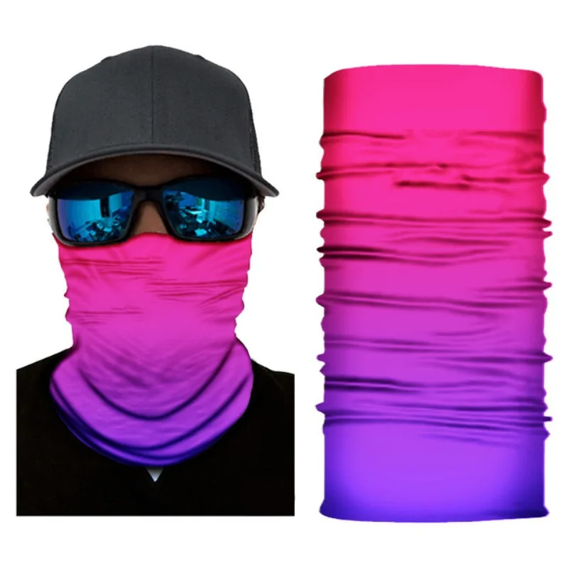 Description Picture 3 of itemMen Scarf Cycling Face Mask Seamless Neck Gaiter Headband Balaclava Tube Face Shield Neckerchief Headwear