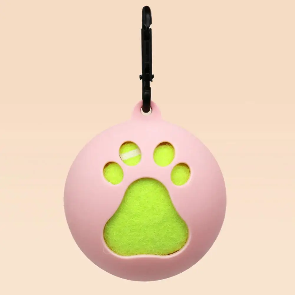 Description Picture 6 of itemTennis Ball Holder with Hook Lightweight Tennis Ball Bag Easy Installation Pet Ball Cover Holder Dog Leash Attachment Pet Supply