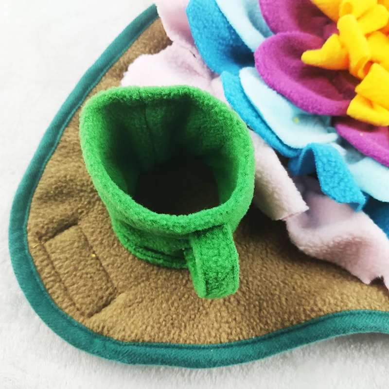 Dog Snuffle Pad Washable Nose Smell Training Sniff Mat Leak Food Slow Feeding Bowl Food Dispenser Blanket Pet Puzzle Toys Carpet