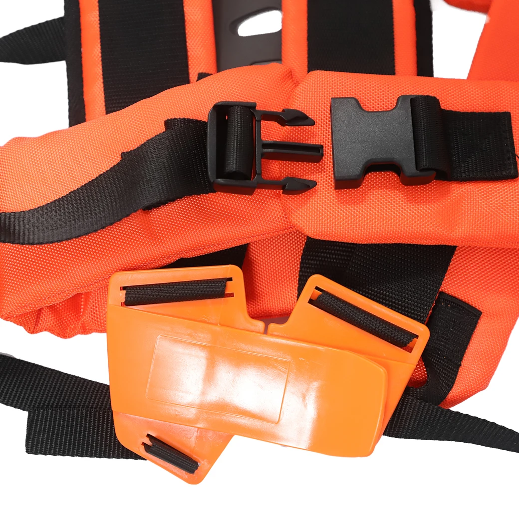 Practical Lawn Mower Strap Shoulder Strap Accessory Cotton For Brushcutter Lawn Mower Nylon Orange Shoulder Strap Harness