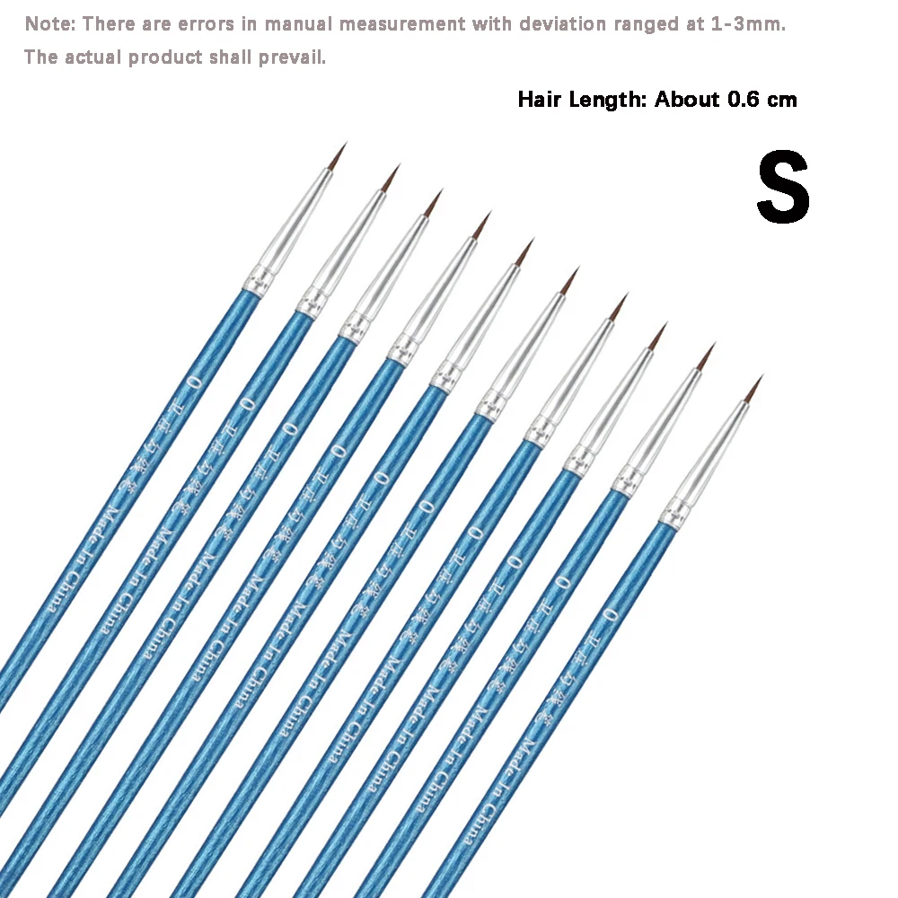 Blue S 10pcs