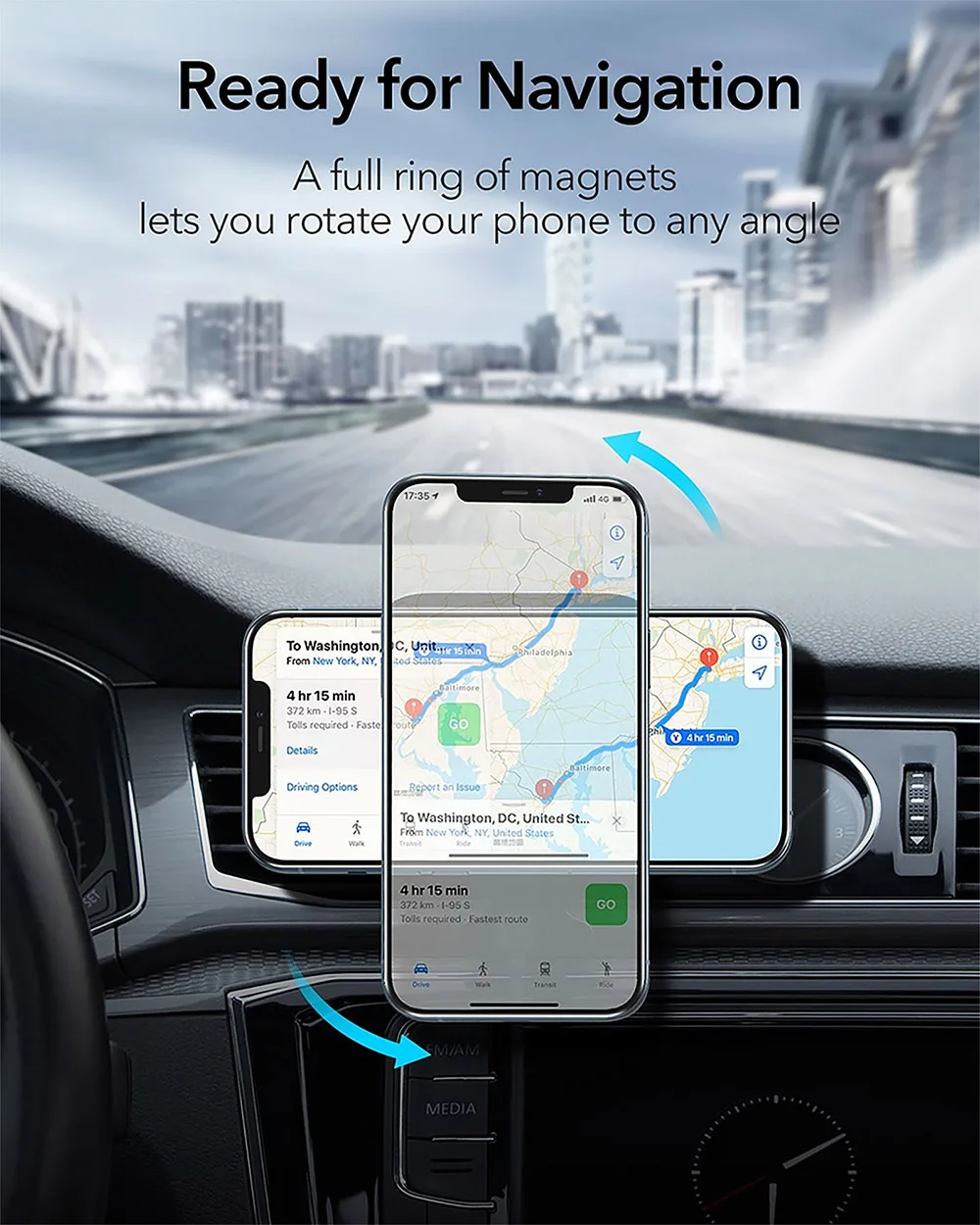 Description Picture 6 of itemMagnetic Car Charger Mount 30W Fast Charging Air Vent Magnet Phone Holder Stand for iPhone 15 14 13 12 Pro Max Mini Safe Station
