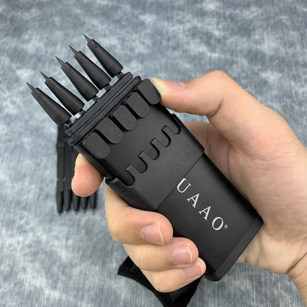 Description Picture 6 of itemSelf Defensive BALLISTIC DART GUN PISTOLA LAUNCHER Hunting Shooting Shooter New Outdoor Tactical EDC Tool Gift Waterproof Box