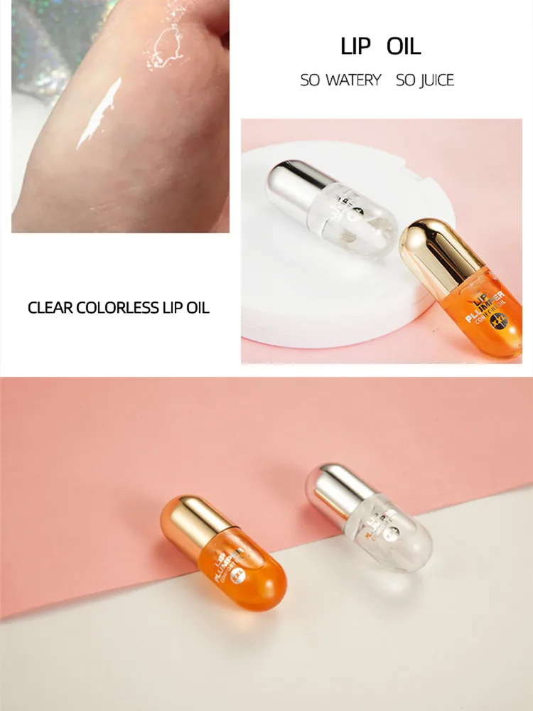 Description Picture 4 of item5.5ml Instant Volumising Lips Plumper Repairing Reduce Lip Fine Lines Mask Long Lasting Moisturizer Care LipOil Sexy Plump Serum