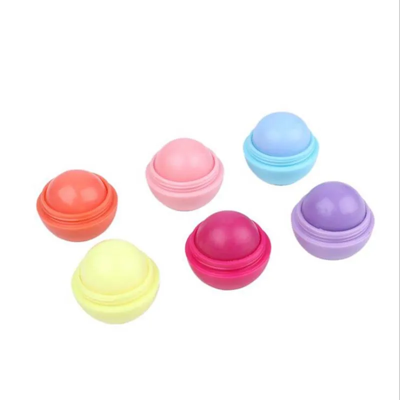 Description Picture 2 of item6 Colors Ball Lip Balm Natural Plant Organic Fruit Flavour Hydrating Moisturizing Long Lasting Lip Balm Lip Care Makeup