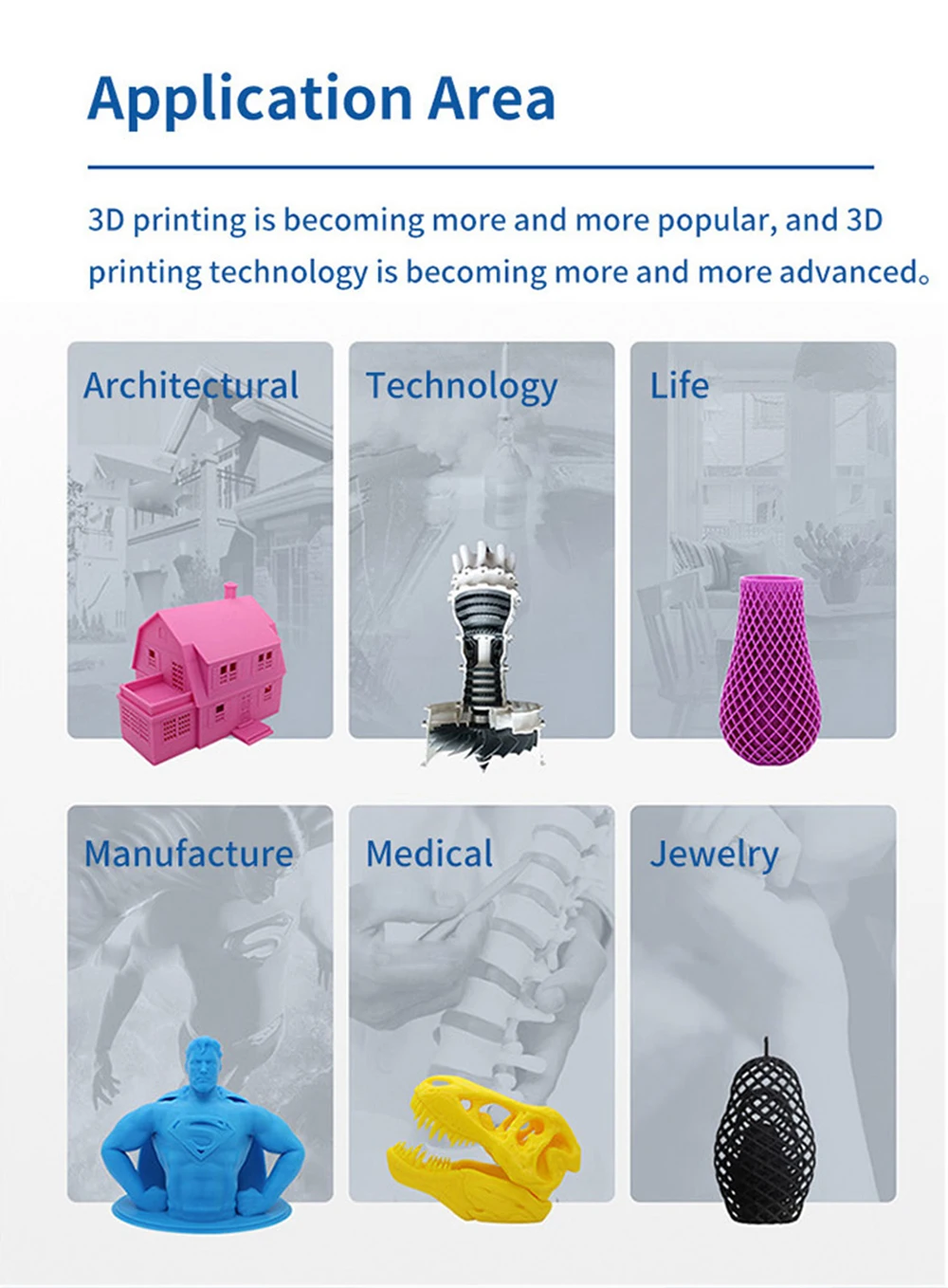 Description Picture 6 of itemTISHRIC 3D Printer X1 Mini Entry Level 3D Printing  Kit One Key Quiet Pinting  Full Metal Frame High Precision Children's DIY