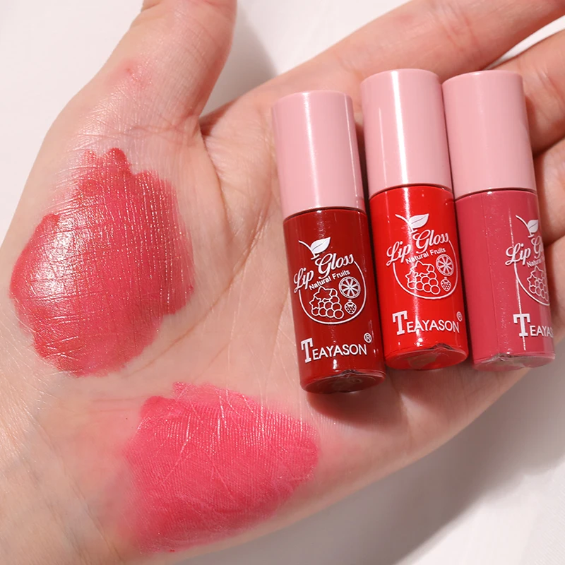 1PC Mini Shiny Lip Gloss Lasting Non-Stick Cup Liquid Lipstick Portable Waterproof Lips Makeup Tool for Women Lipstick Lip Glaze