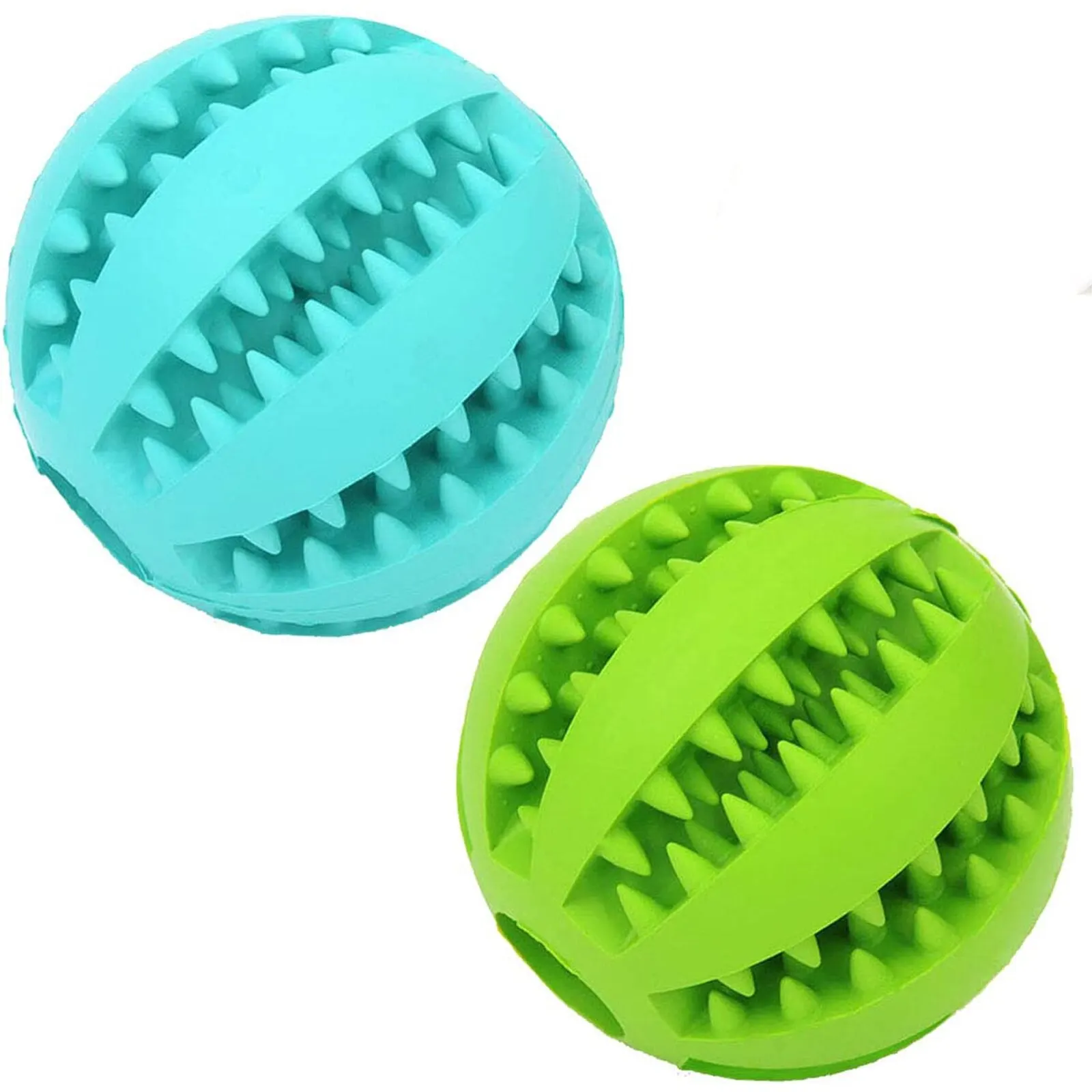 Description Picture 2 of itemDog Teething Toys Ball Nontoxic Durable Dog IQ Puzzle Chew Toys for Puppy Small Large Dog Teeth Cleaning Chewing Playing