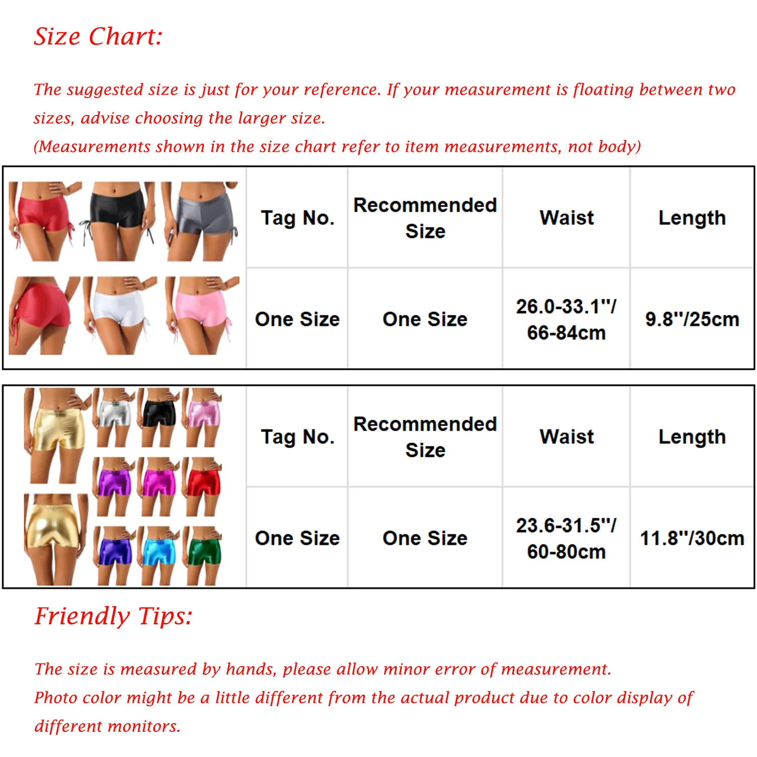 Description Picture 2 of itemWomens Glossy Drawstring Shorts Ladies Casual Stretchy Low Waist Hot Pants Yoga Gym Short Leggings Sexy Night Party Clubwear